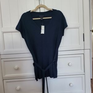 New York & Company belted sweater, size L, NWT